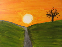 "Italo's Sunset Road by Italo Ruggiero"