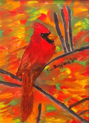 "Fall Cardinal"
