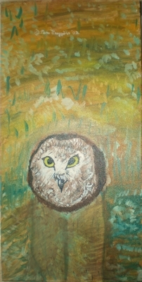 "Owl In A Hole"