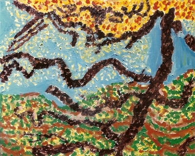 "Tree Over River"